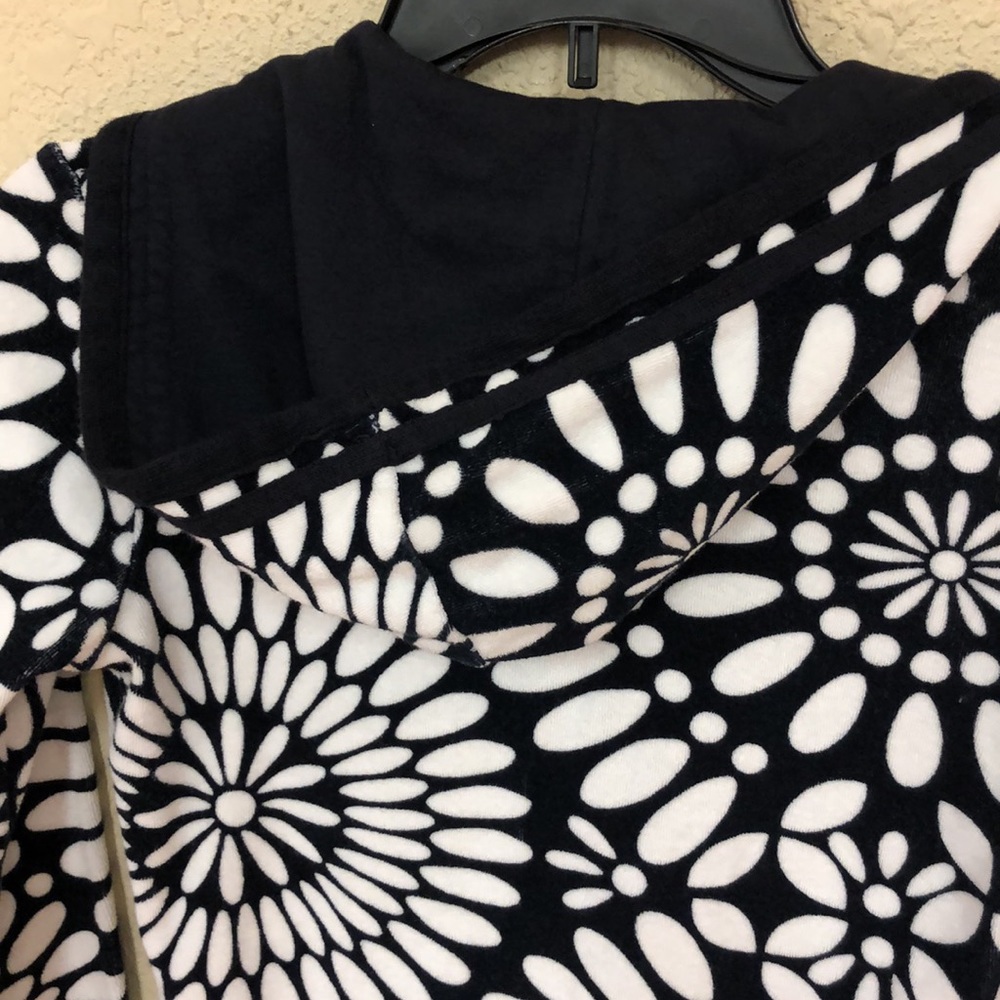 Tory Burch womans Wanda Towel Material Hooded Tunic Top Coverup V-neck size XS - Picture 8 of 8